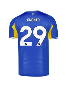 Leeds United Wilfried Gnonto #29 Replika Borta Kläder 2025-26 Kortärmad